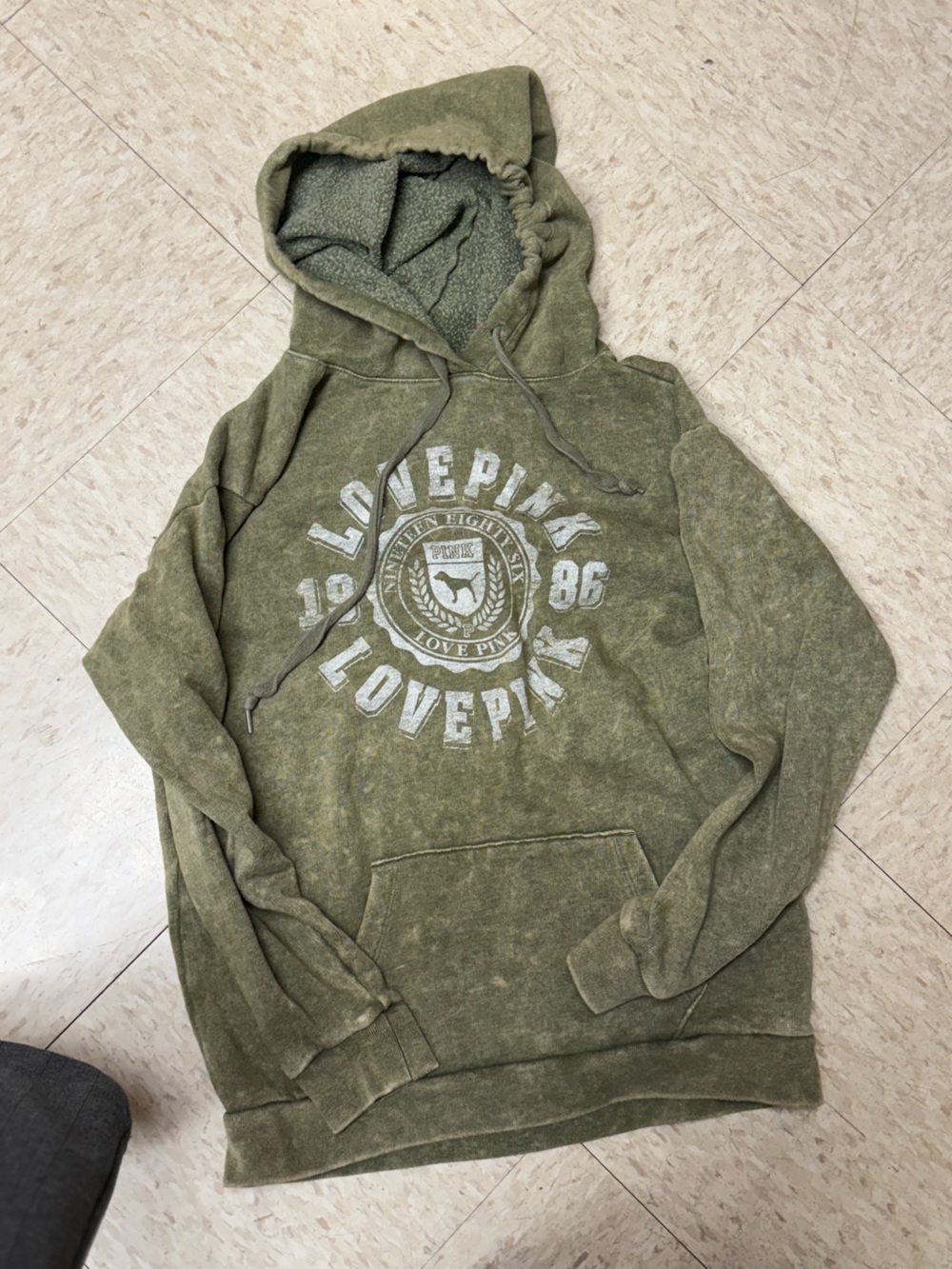 Pink Green sweatshirt